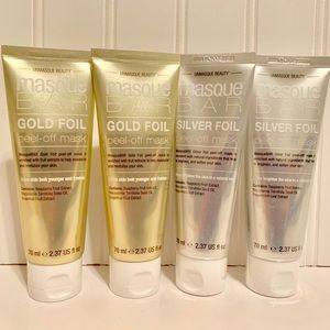 MasqueBAR Gold/Sliver Foil peel-off mask